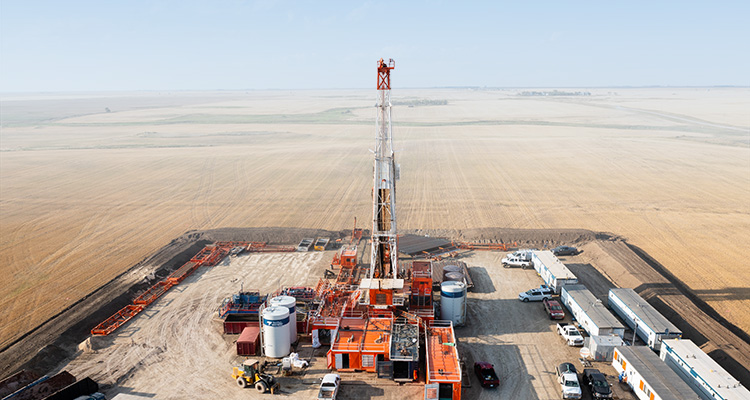 geothermal energy production site by DEEP Earth Energy in Saskatchewan, Canada