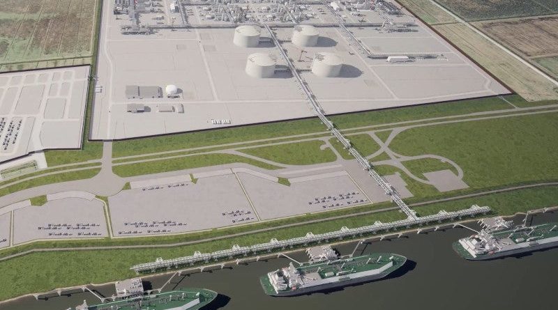 Venture Global’s CP2 LNG project in Cameron Parish, Louisiana