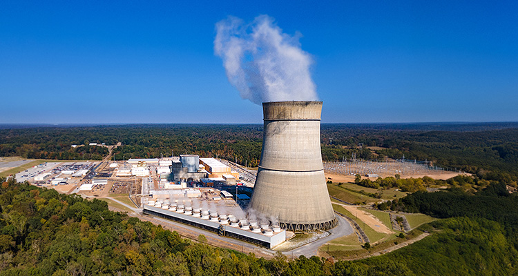 Grand Gulf Nuclear Station, a nuclear power plant located in Port Gibson, Mississippi.