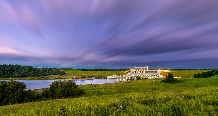 the Nipawin Hydroelectric Station, which is located on the Saskatchewan River.