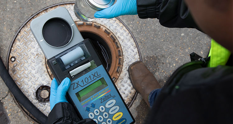 a Zeltex ZX-101XL portable fuel analyzer